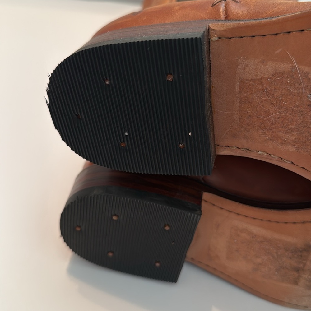 NEW 6 Frye Brown Leather Riding Boot - Picture 9 of 11